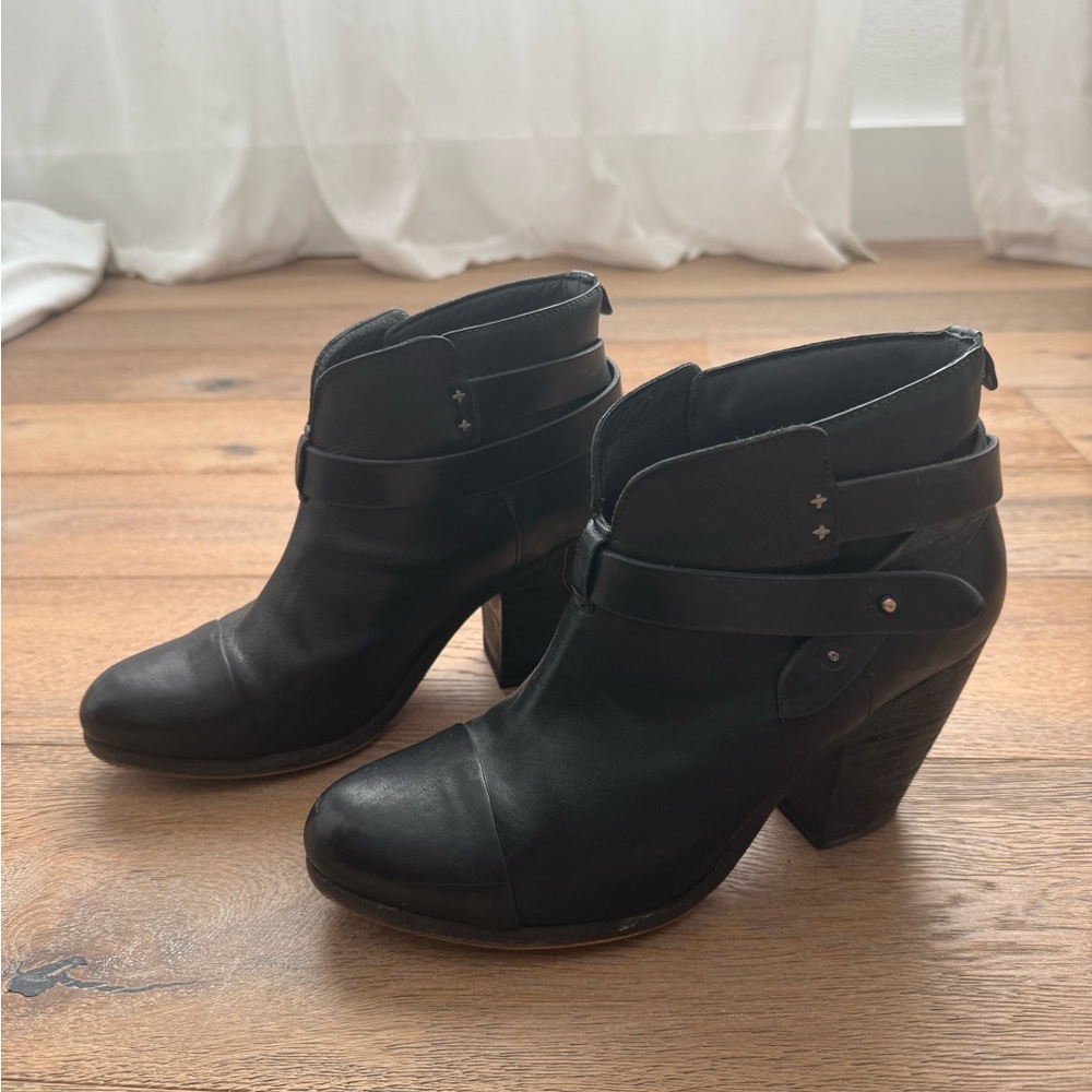 Rag & Bone Black Harrow Boot
